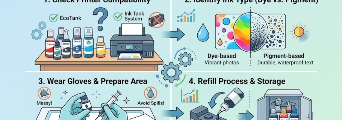 Printer Ink Bottle Refill: What to Know