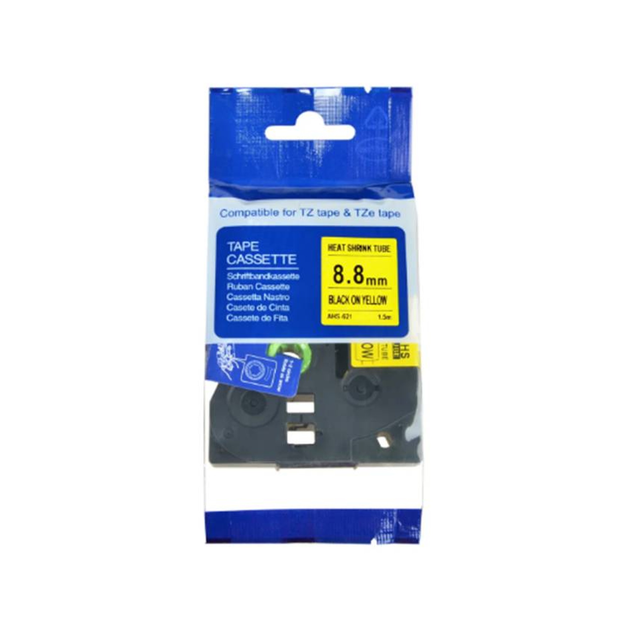 Brother hse 621 Hse631 Black On Yellow Heat Shrink Tube Brother hse 621 Hse631 Black On Yellow Heat Shrink Tube