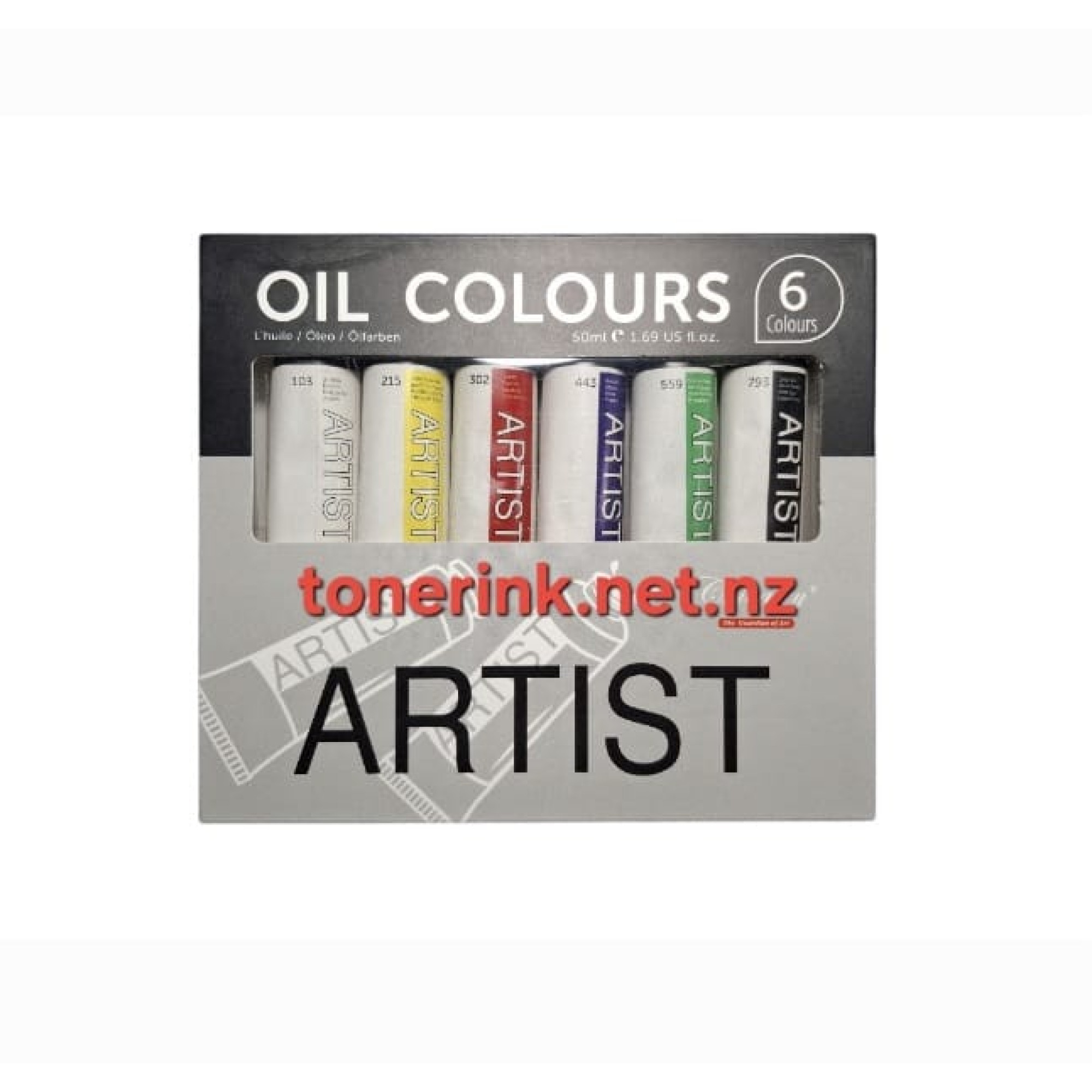 Phoenix Artist Oil Colours Set 6 x 50ml each