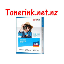 Deli Photo Paper 230g 4R / A6 Size 102mm x 152mm Pack of 100 Sheets Deli Photo Paper 230g 4R / A6 Size 102mm x 152mm Pack of 100 Sheets