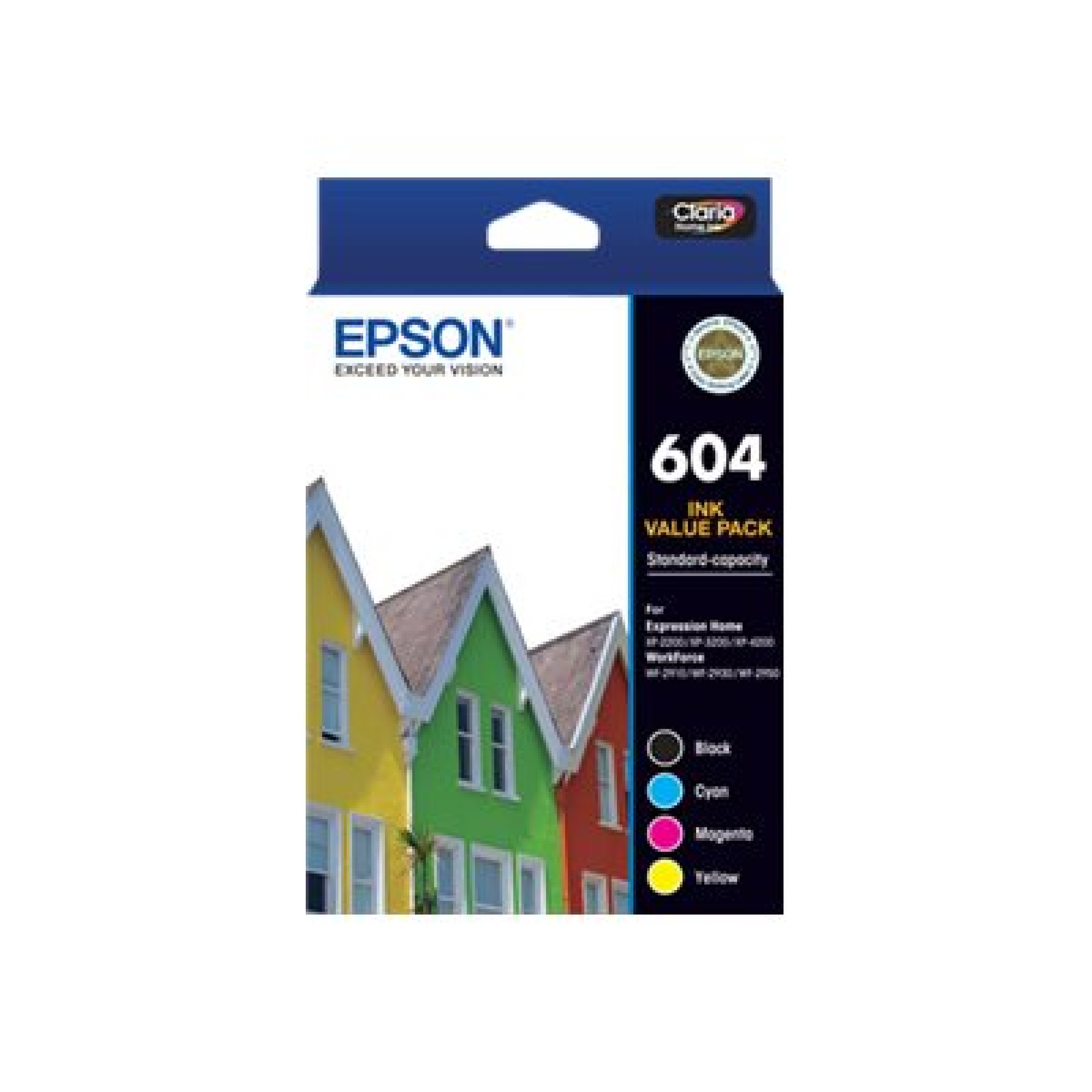 Epson 604 Black & Color Ink Cartridge Genuine