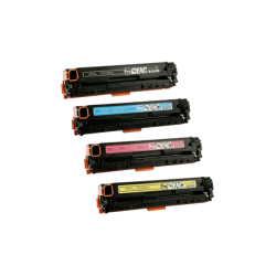 Set of 4 Toners cf210A Hp131a Hp128a ce320a Compatible