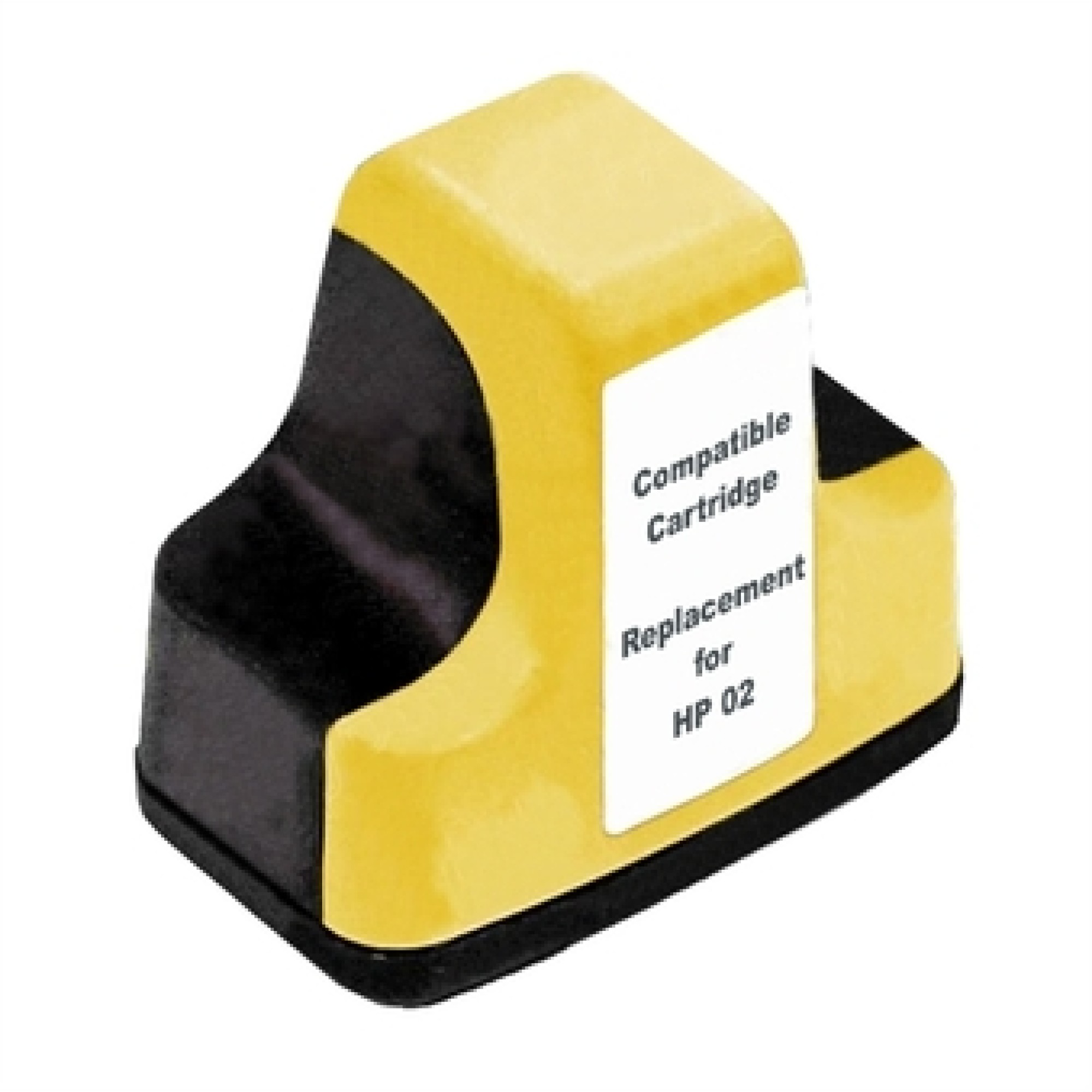 HP 02 / HP02 / HP02xl Compatible Ink Cartridge Yellow
