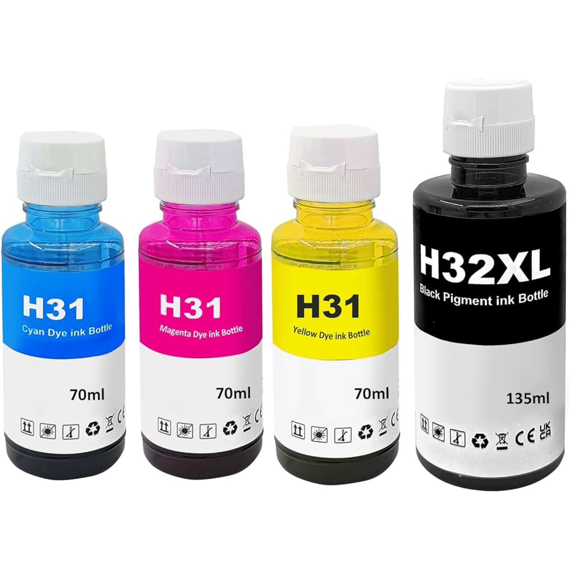 HP 31 CYM HP32 Black SmartTank Ink Bottles