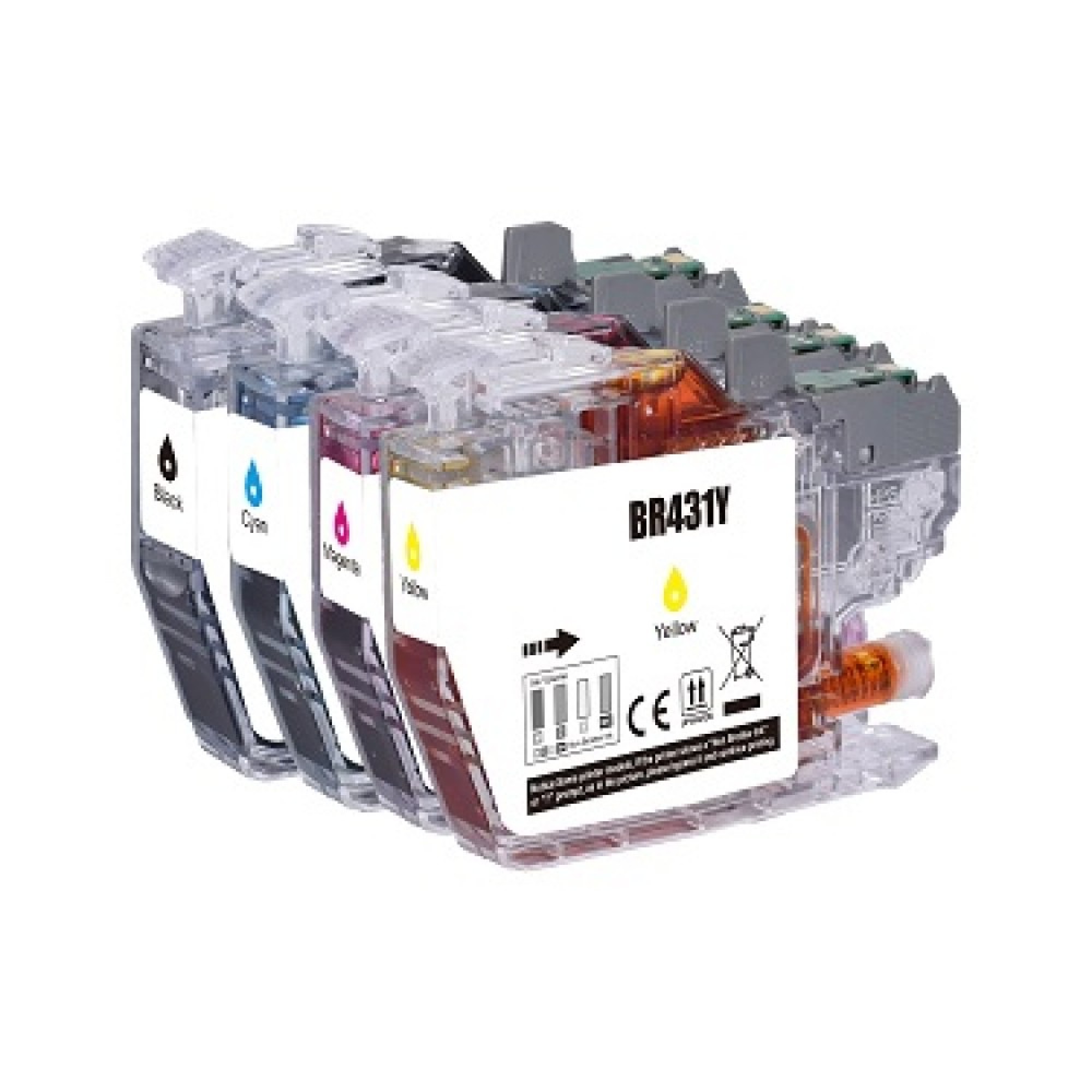 Brother LC431 value pack combo ink cartridge Compatible 