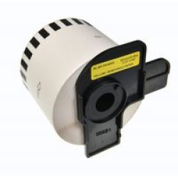 Brother DK44605 Black on yellow 62mm X 30m Brother DK44605 Black on yellow 62mm X 30m