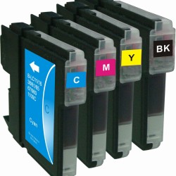 Brother lc67 ink cartridge yellow compatible 
