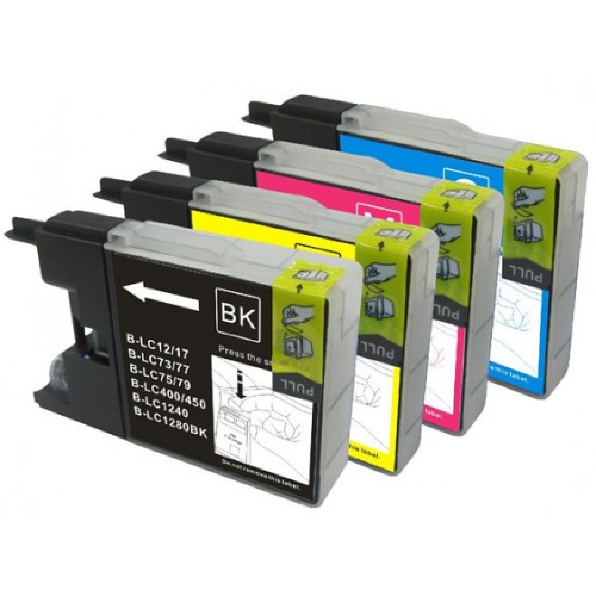Brother LC77XL Ink cartridge B+C+M+Y compatible 