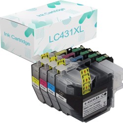 Brother LC431XL Yellow Ink Cartridges Compatible 