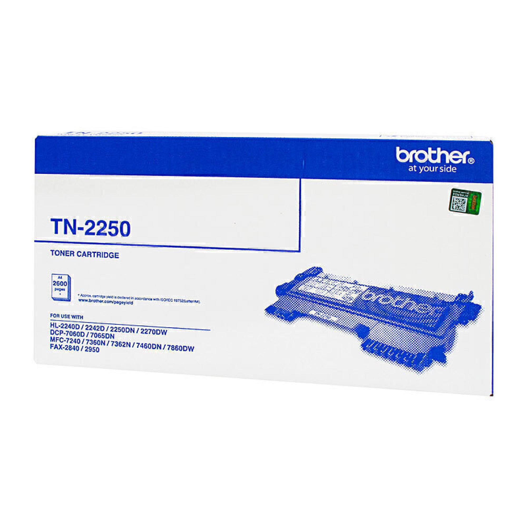 Brother Tn2250 Black Toner Genuine Brother Tn2250 Black Toner Genuine