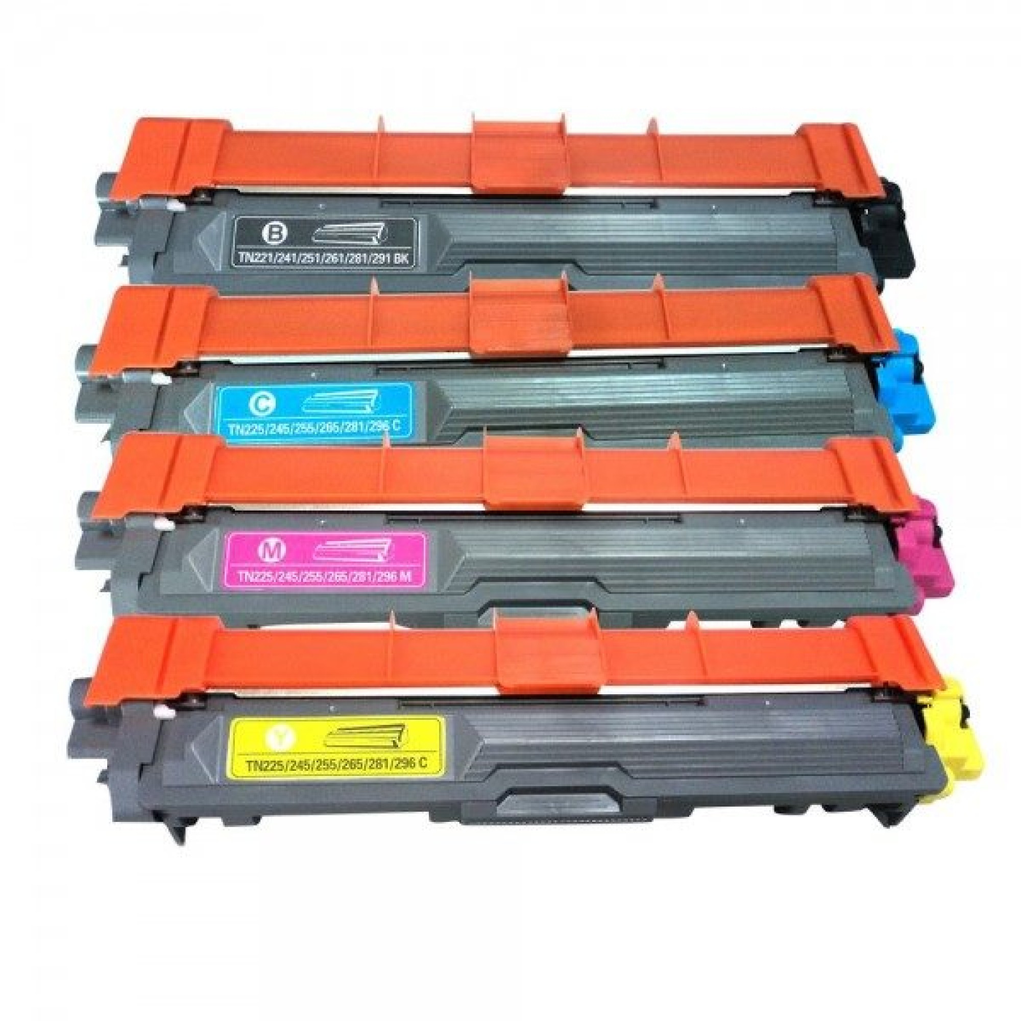 Brother TN251 / TN255 Black & Color Toners Set B+C+Y+M