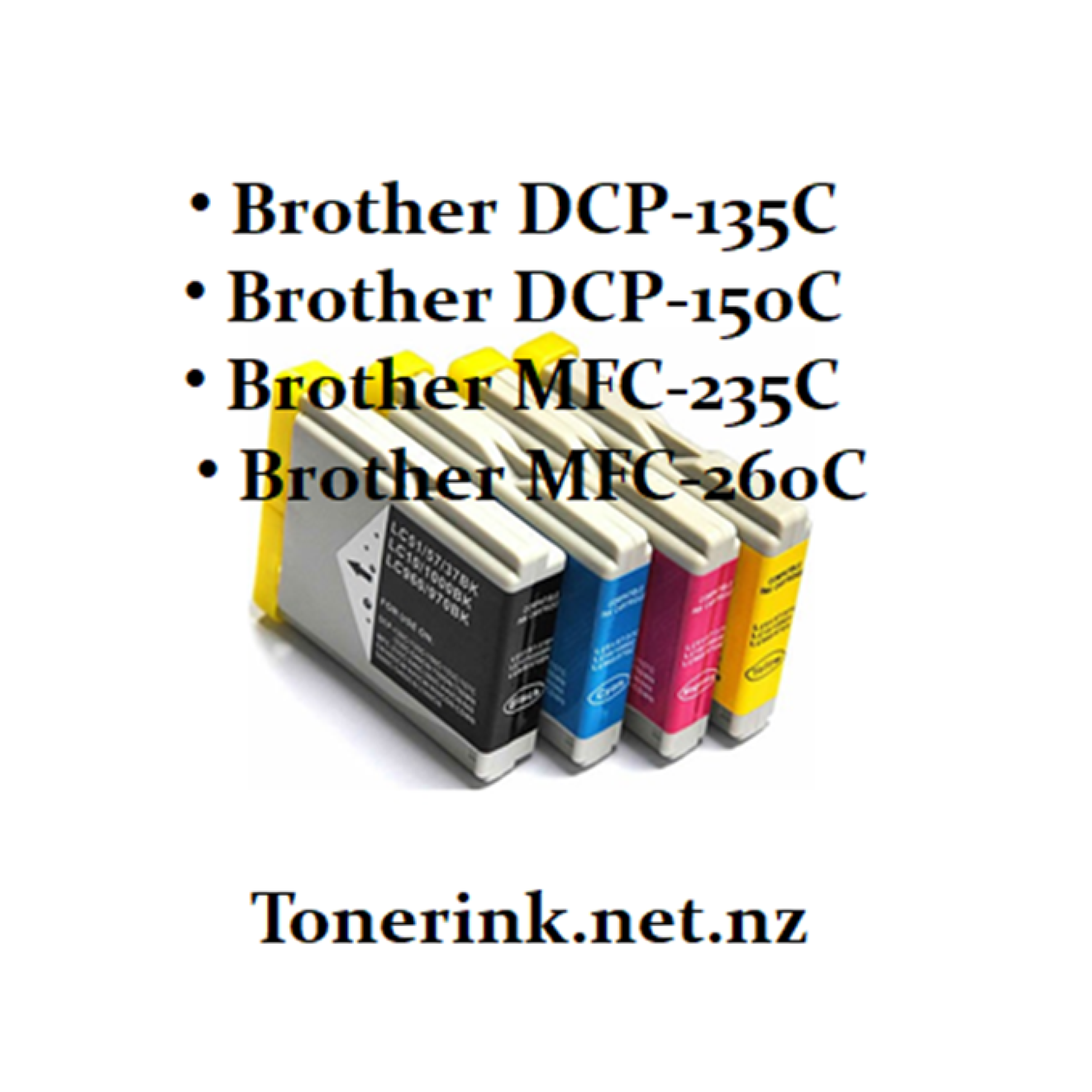 Combo pack Lc37 Lc51 Lc57 for Brother mf260c compatible