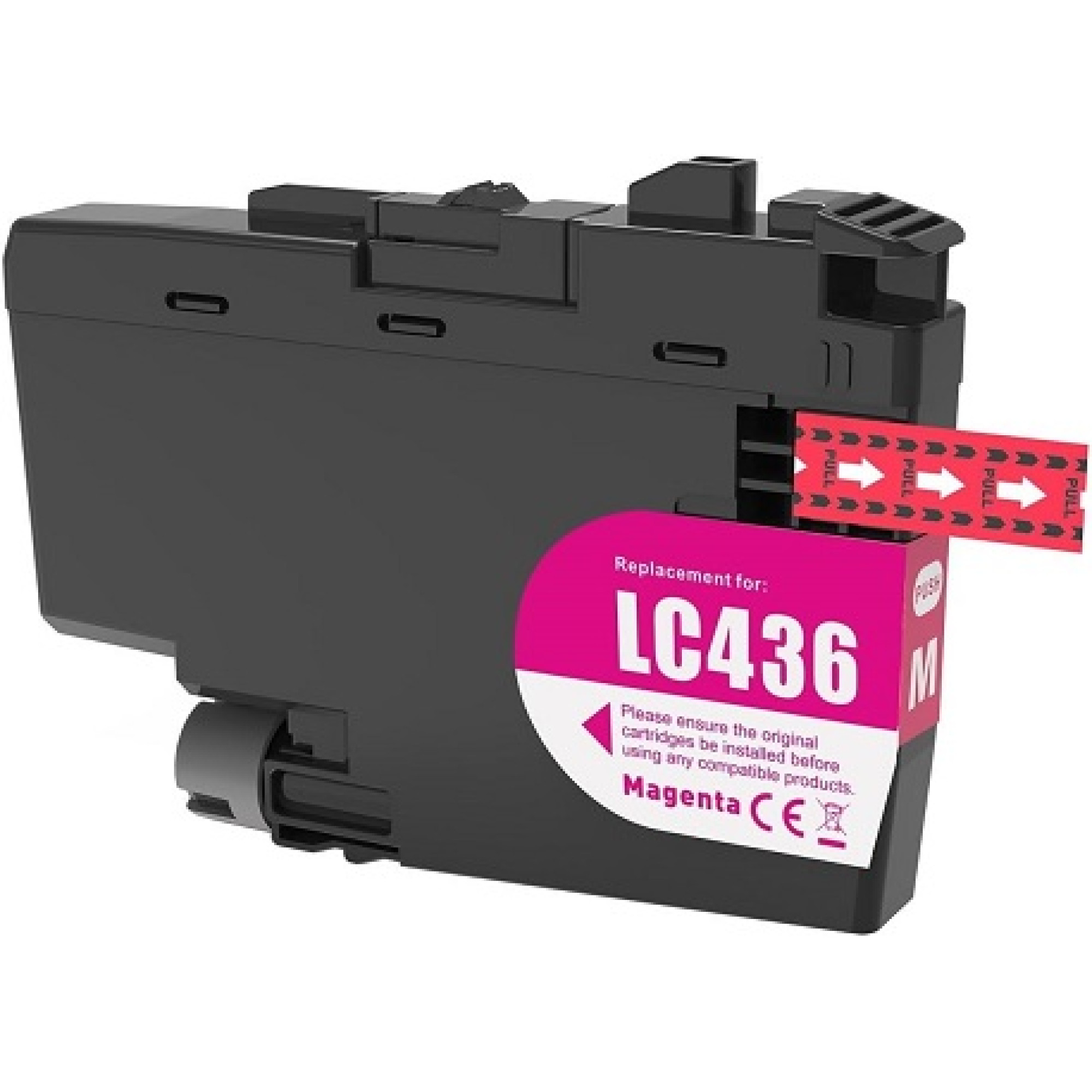 compatible Brother LC436 Magenta ink cartridge compatible Brother LC436 Magenta ink cartridge