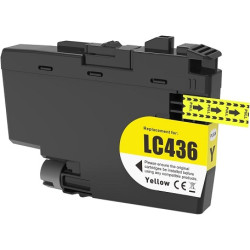 compatible Brother LC436 Yellow ink cartridge
