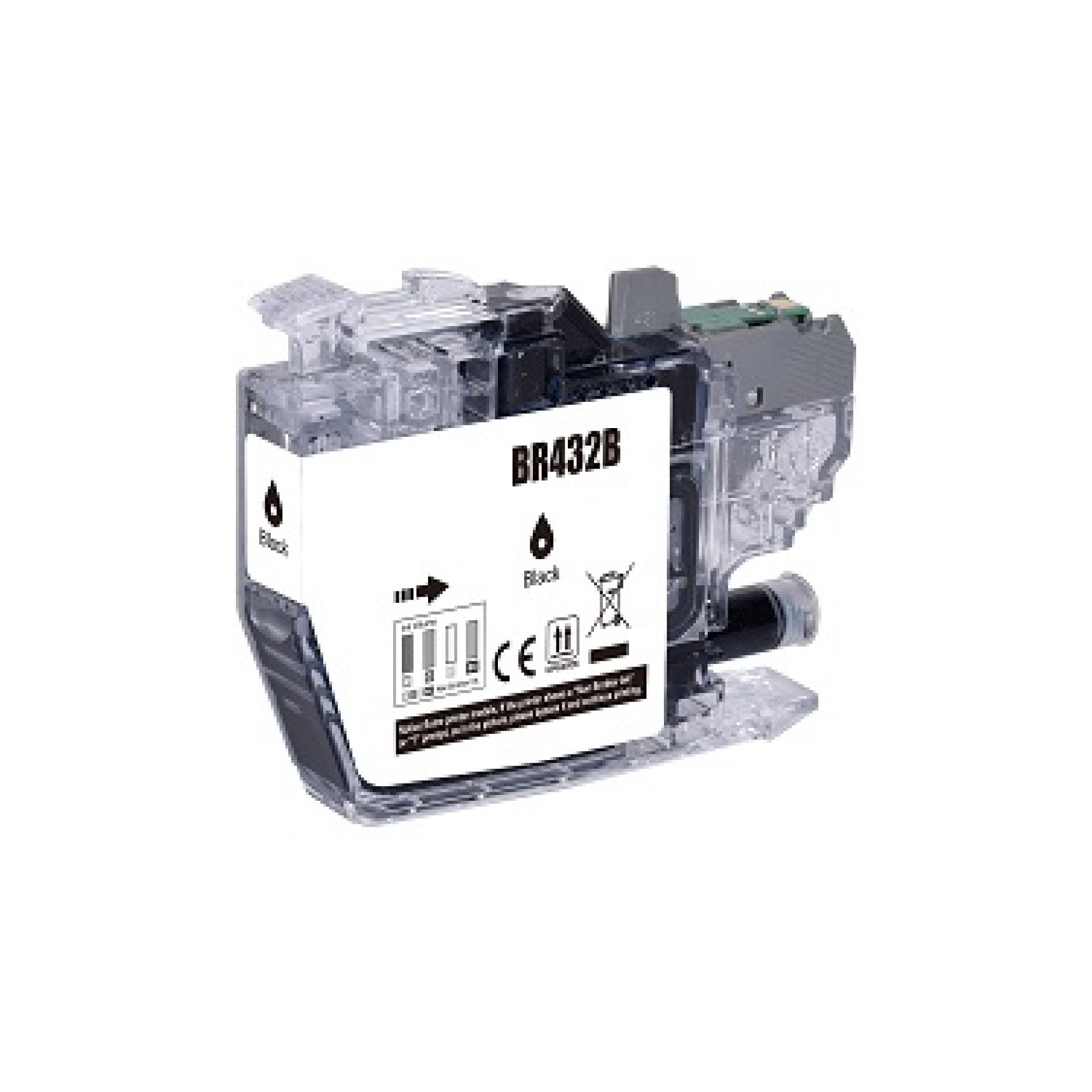 Brother lc432 ink cartridge compatible black