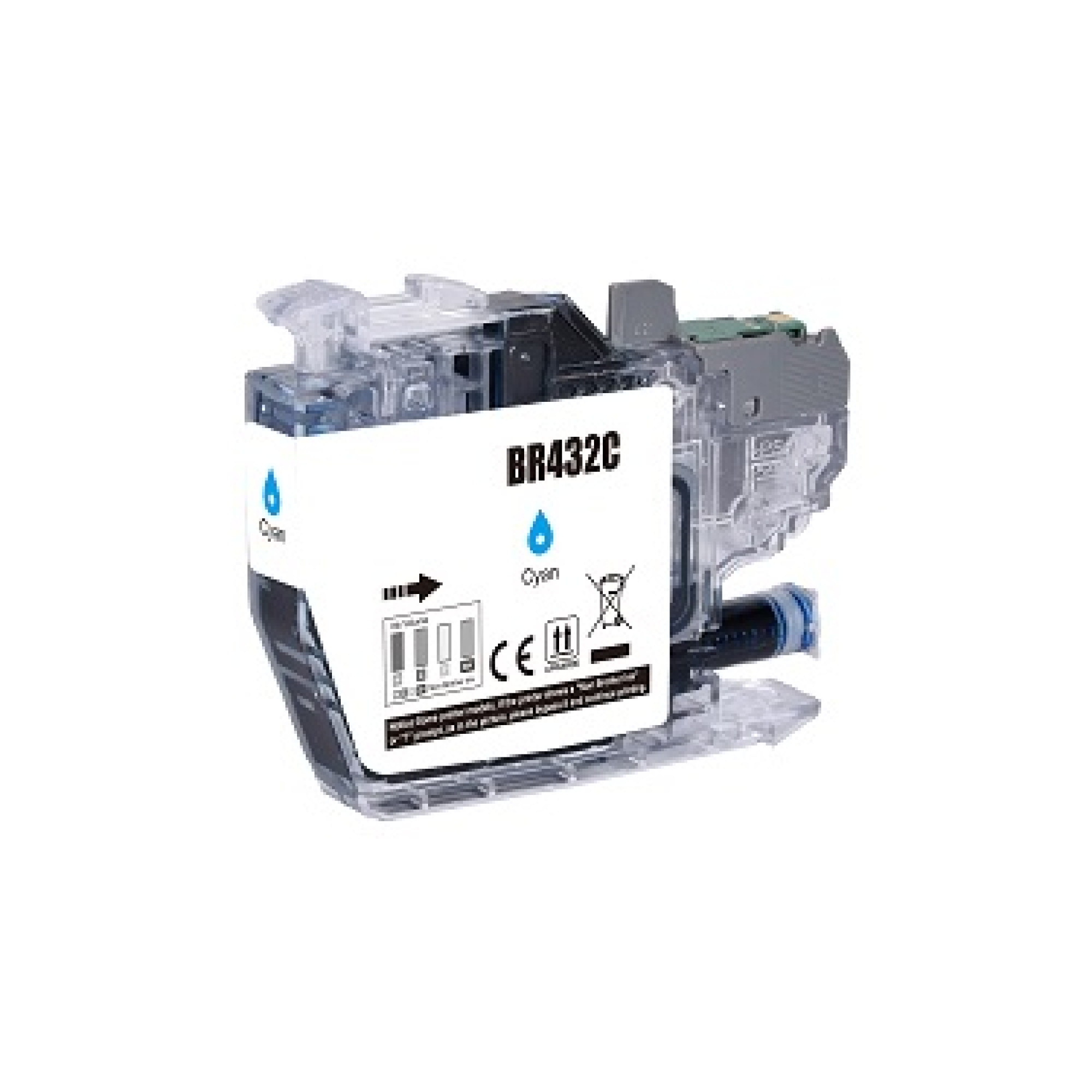 Brother lc432 ink cartridge compatible cyan