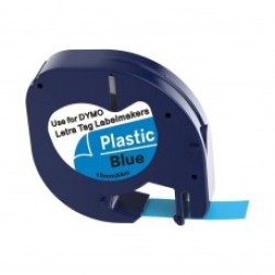 Dymo 91205 label tape Black on Blue