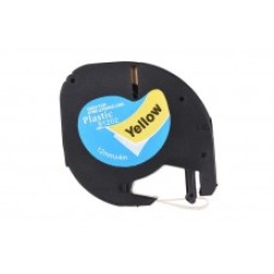 Dymo A91202 Black on Yellow Tape