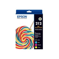 Epson 212 Value Pack 4 Inks Genuine