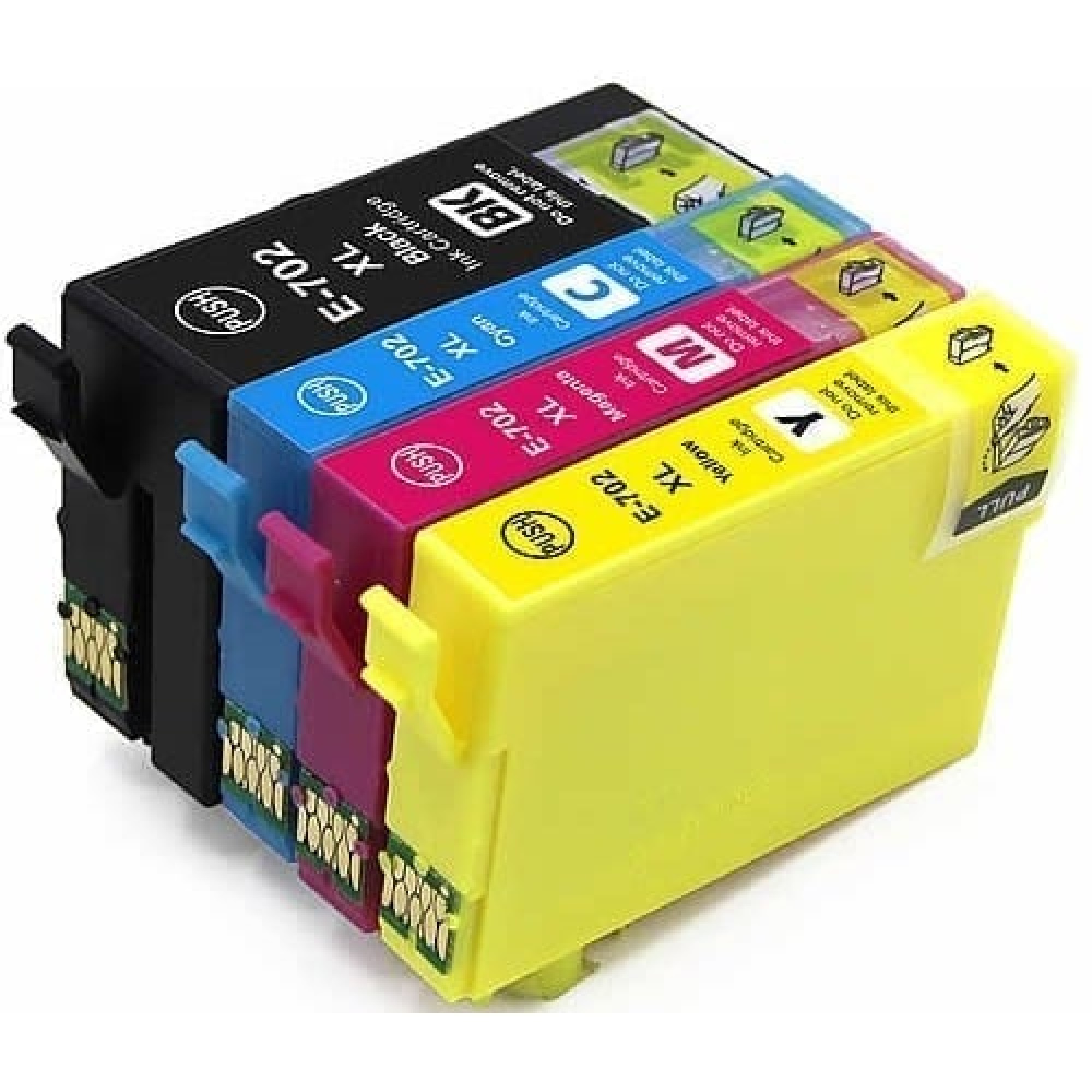 Compatible Epson 702XL Value Pack Combo for Epson WorkForce Pro WF3720