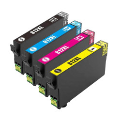 Compatible Epson 812XL High Yield value pack combo 4 Ink Cartridges Compatible Epson 812XL High Yield value pack combo 4 Ink Cartridges