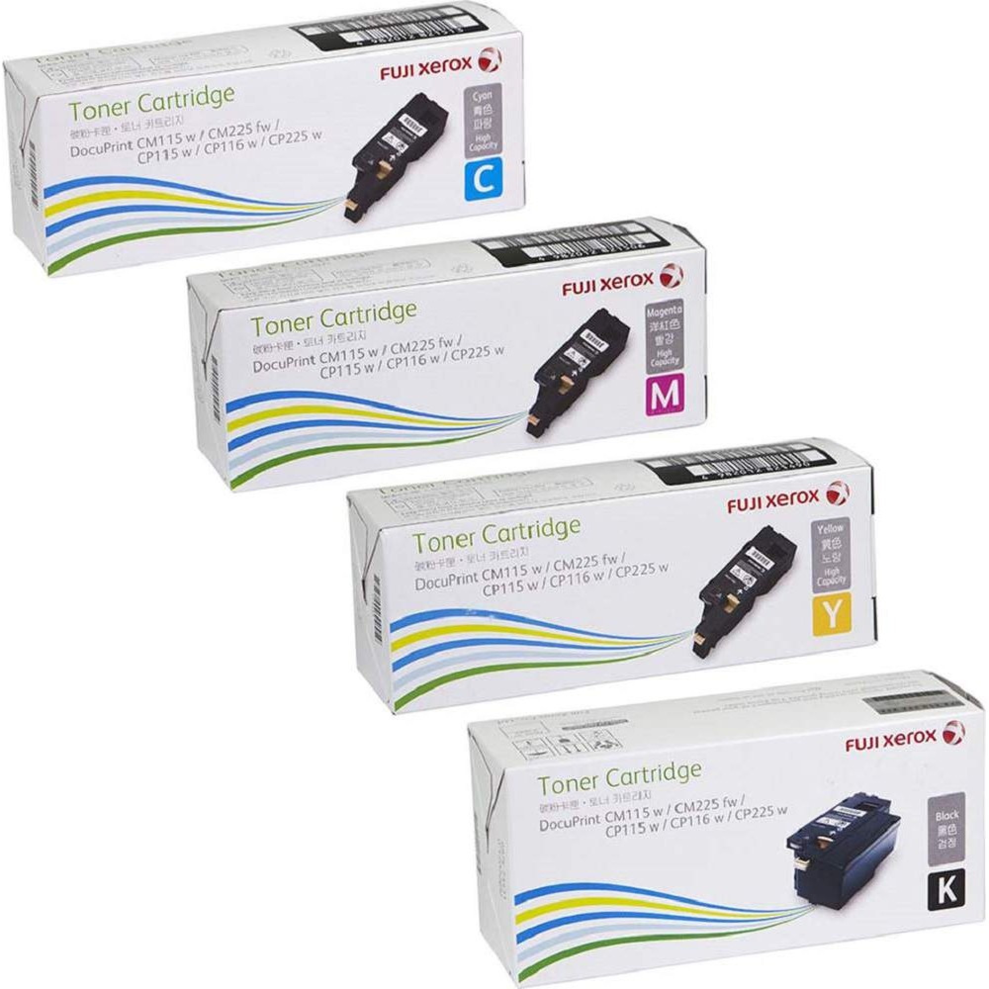 Fuji Xerox Value Pack of 4 Toners