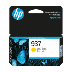 Genuine HP 937 Yellow Ink Cartridge 4S6W4NA