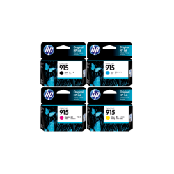 Genuine HP 915 Ink Cartridges Original Value Pack Combo