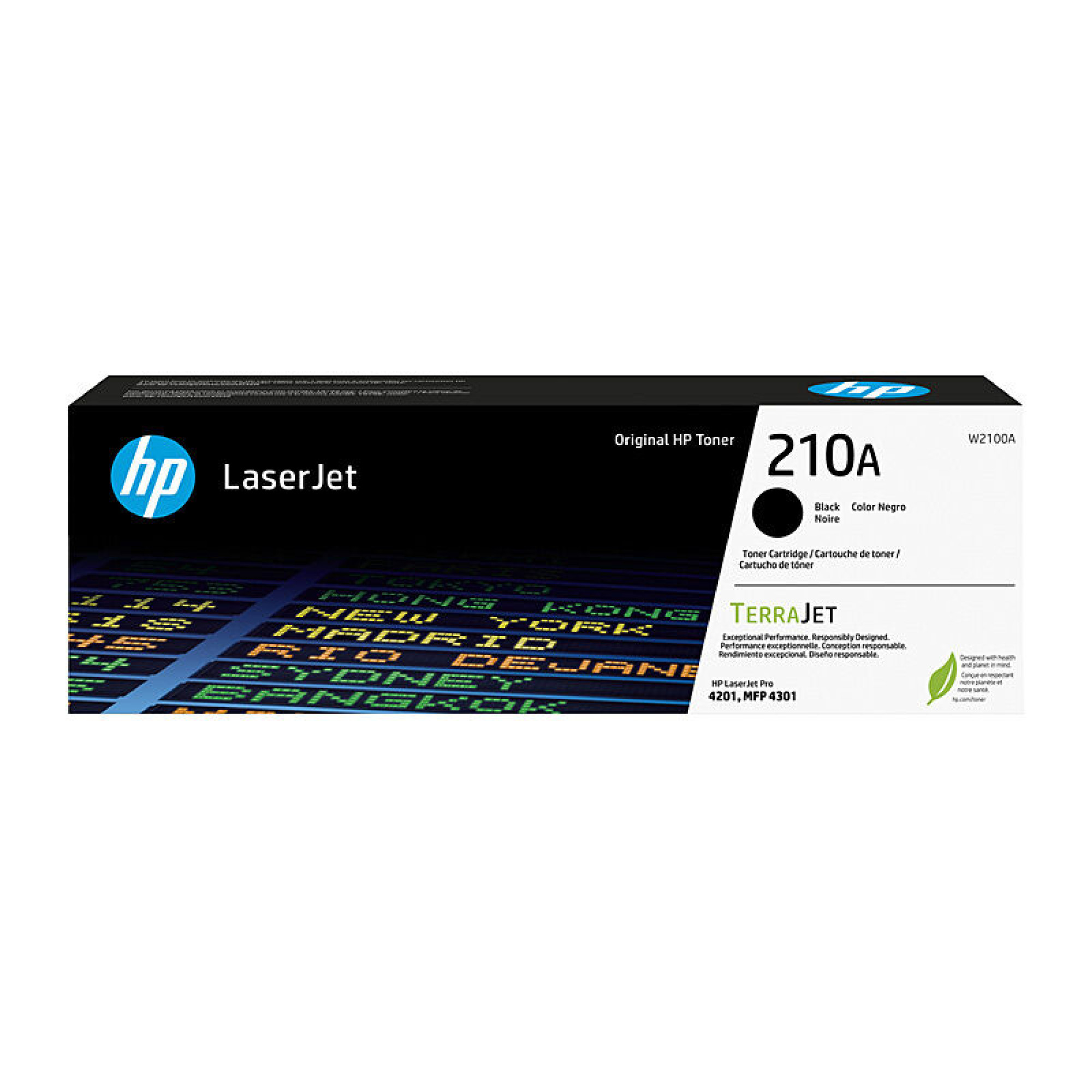 Genuine HP 210A Black Toner W2100A