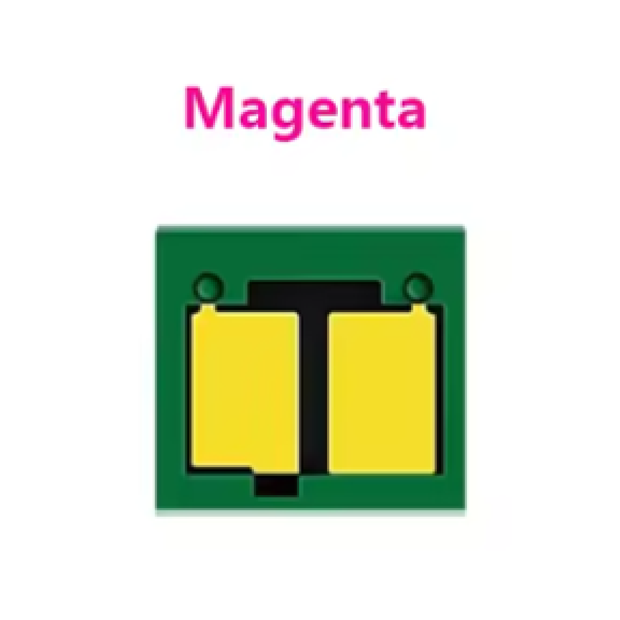 Compatible Chip for Hp 206a w2112a Magenta Cartridge