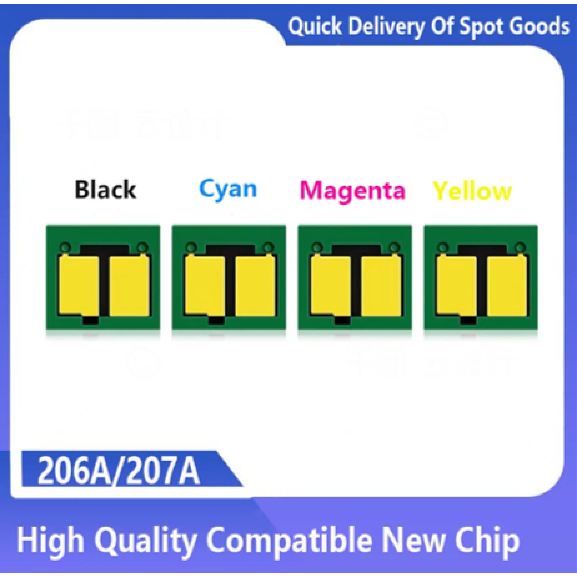 Hp 206a Value pack 4 chips for w2110a - w2113a m283fdw