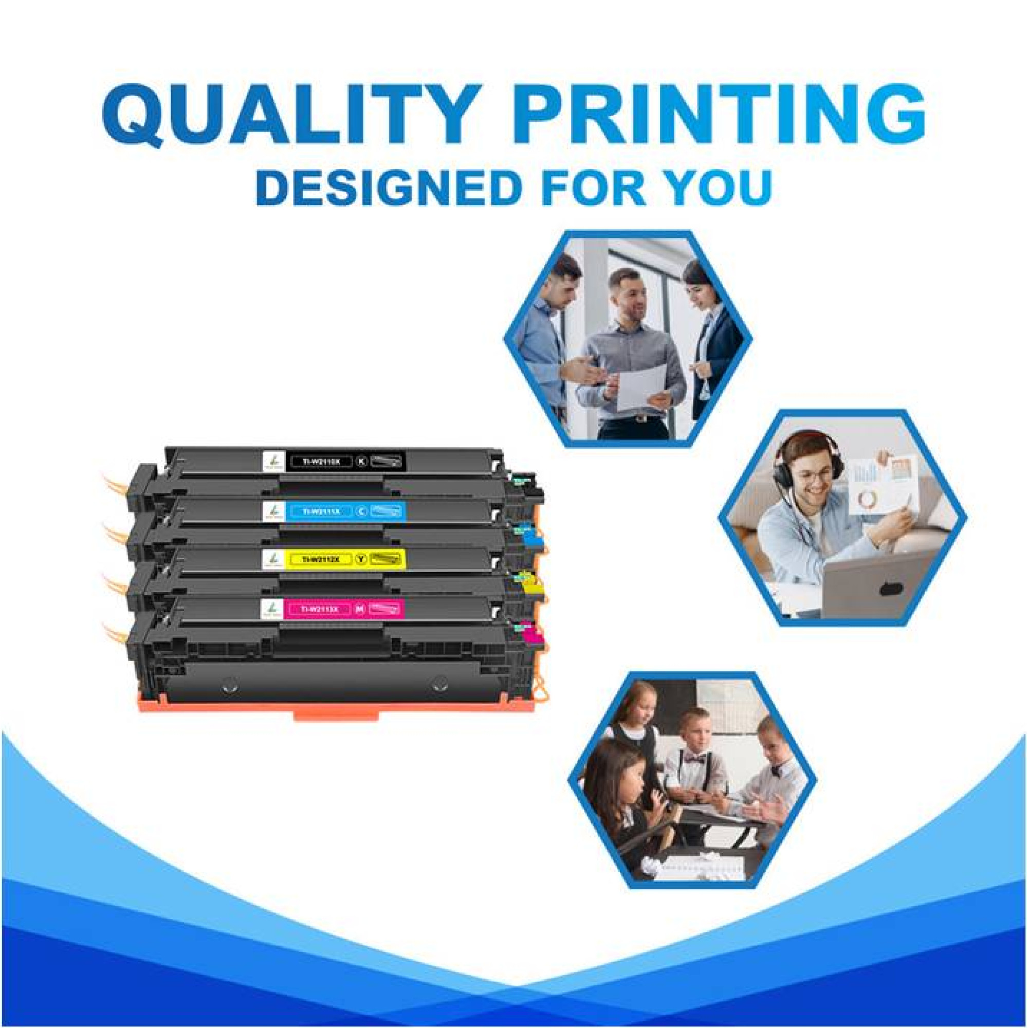 Compatible HP206X Hp 206X Toners W2110x W2111x W2113x W2112x With Chips