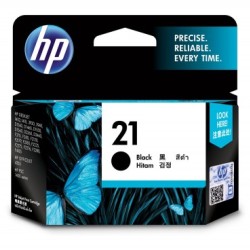 HP 21 Black Ink Cartridge - C9351AA - Genuine