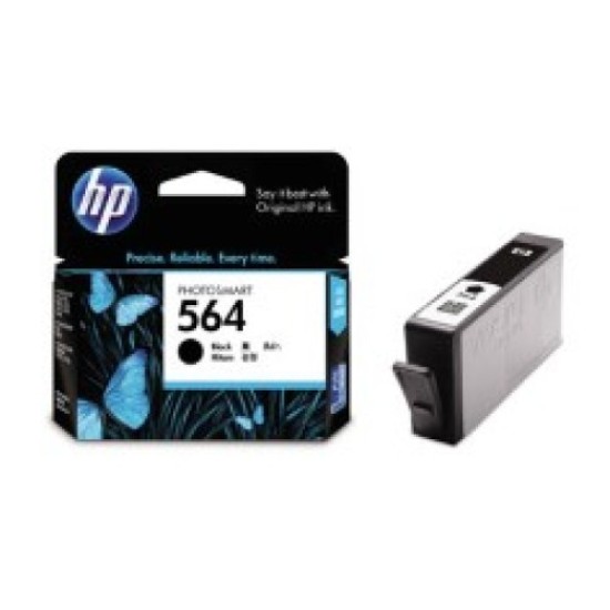 HP 564 Black Ink Cartridge - CB316WA - Genuine