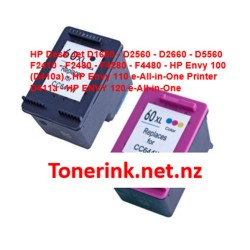 Compatible HP60xl 60xl Ink cartridges High yield value pack combo