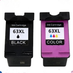 HP 63XL Black+ Colors Ink Cartridges Full Set Compatible