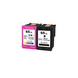 HP 65xl Black + Tri Color Ink Cartridge Full Set Compatible