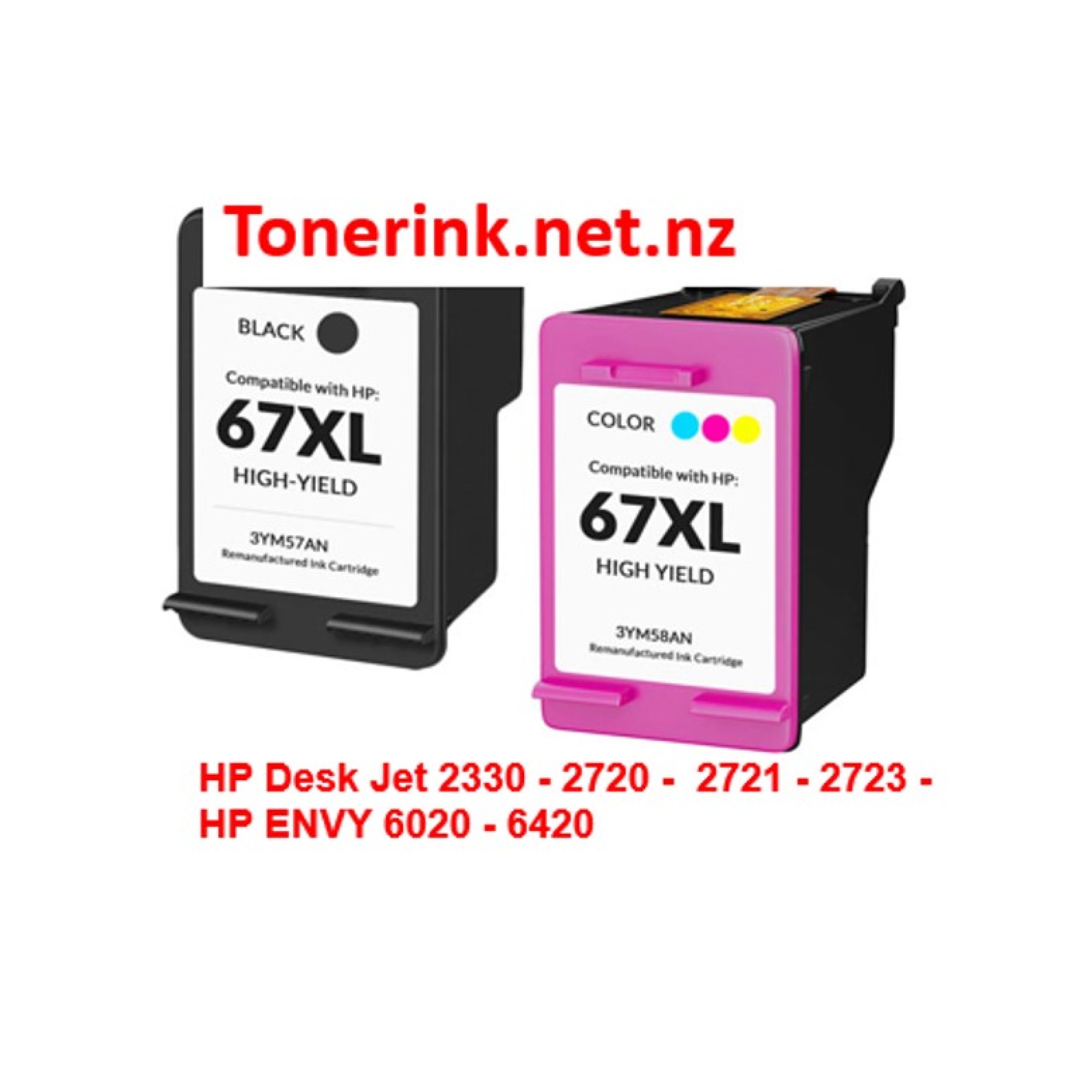Hp 67XL Value Pack Combo Compatible for HP DeskJet 4123e All-in-One Printer