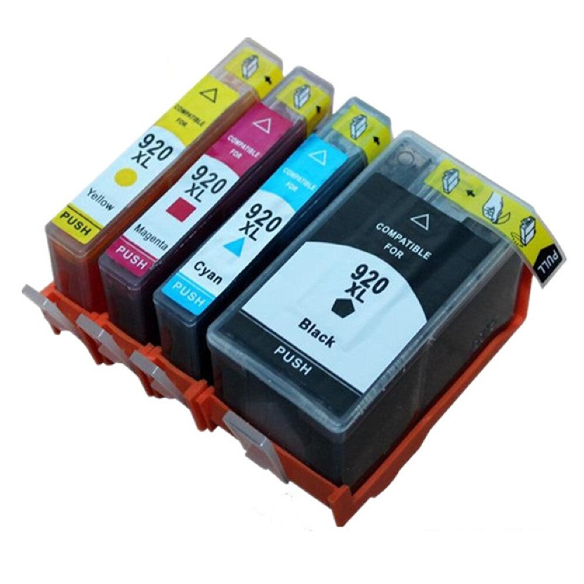 HP 920XL / HP920XL Compatible High Yield Black + Color Ink Cartridges