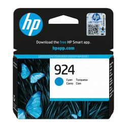 HP 924 Cyan Ink Cartridge Genuine Original 4K0U3NA