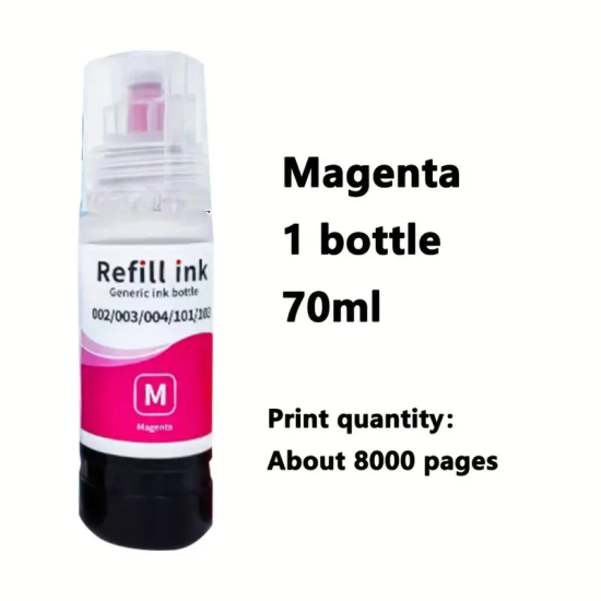 Epson 512 E522 Magenta Dye Refill Ink Bottle 70ml