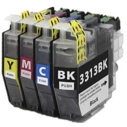 Brother LC3313 / LC3311 Compatible Ink Cartridges Full Set
