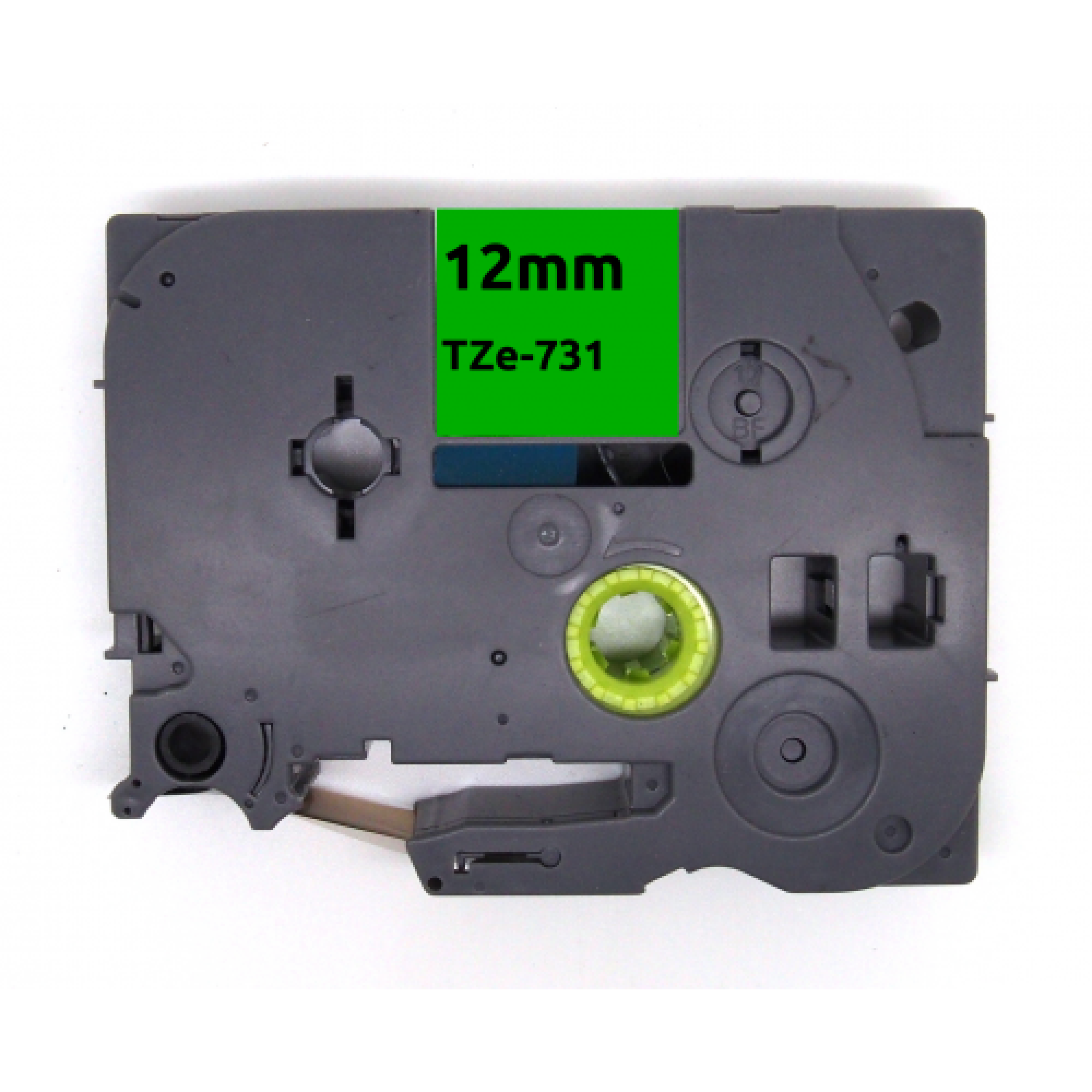 TZE 731 Aze 731 Label Tape Black On Green
